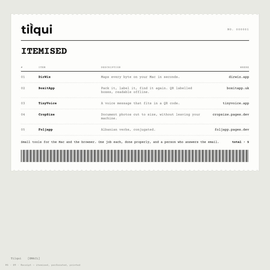 Receipt
