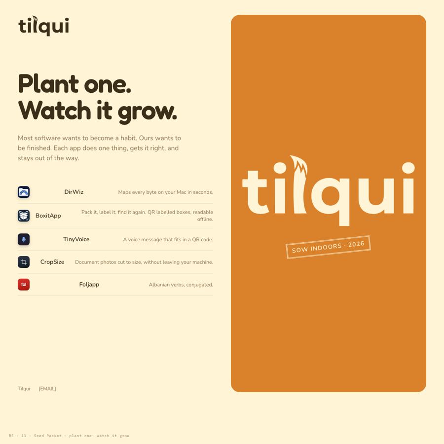 Seed Packet